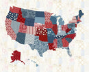 Pieces of America - USA Panel - Fabric Bash