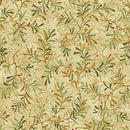 Pine Boughs Ecru/Moss 108" - Fabric Bash
