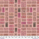 Pink - Tickets || Tim Holtz Palette Pink - Fabric Bash