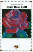 Pixel Rose Quilt Pattern - Fabric Bash
