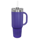 Polar Camel 40 ounce Travel Mugs with Straw - Fabric Bash