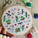 Pond Life Embroidery Kit - Fabric Bash