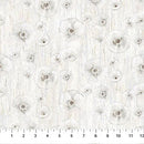 Poppy Meadow -Quilting Cotton Fabric- White Poppy - Fabric Bash