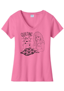 Pre-Order Quilting 9 to 5 T-Shirts Pink - Fabric Bash