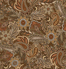 Quilt Dakota Shop Hop - Quilting Fabric - Paisley - Brown - Fabric Bash