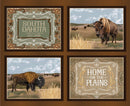 Quilt Dakota Shop Hop - Quilting Fabric - South Dakota Panel - Brown - Fabric Bash