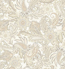 Quilt Dakota Shop Hop - Quilting Fabric Wideback 108' - Paisley - Cream - Fabric Bash