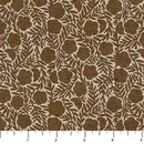 Rhythm & Leaves - Brown Floral - Fabric Bash