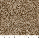 Rhythm & Leaves - Brown Small Leaves - Fabric Bash