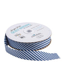 Riley Blake Designs Single-Fold Quilt Binding 1/8" Stripe Denim - Fabric Bash