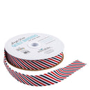 Riley Blake Designs Single-Fold Quilt Binding 1/8" Stripe Patriotic - Fabric Bash