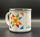 Riley Blake Tin Mug - Fabric Bash