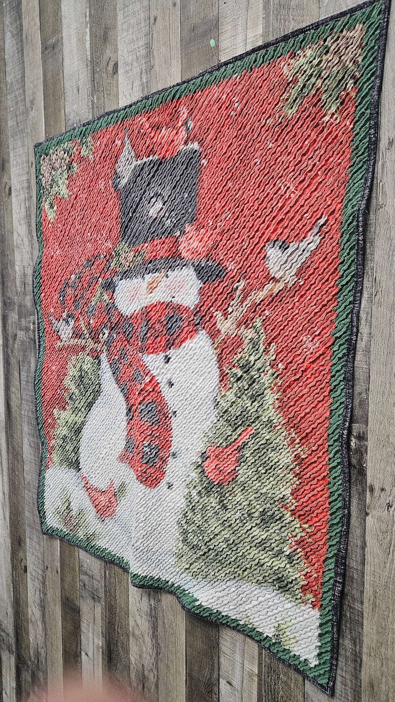 Sample -  Snowman Chanille