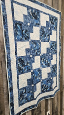 Sample - Batik Leaves Quilt - Fabric Bash