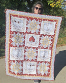 Sample - Chicken Quilt - Fabric Bash