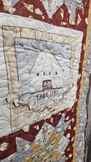 Sample - Chicken Quilt - Fabric Bash