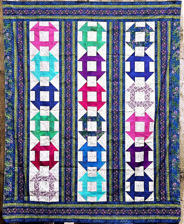 Churn Dash  Counterpoint II Quilt Kit