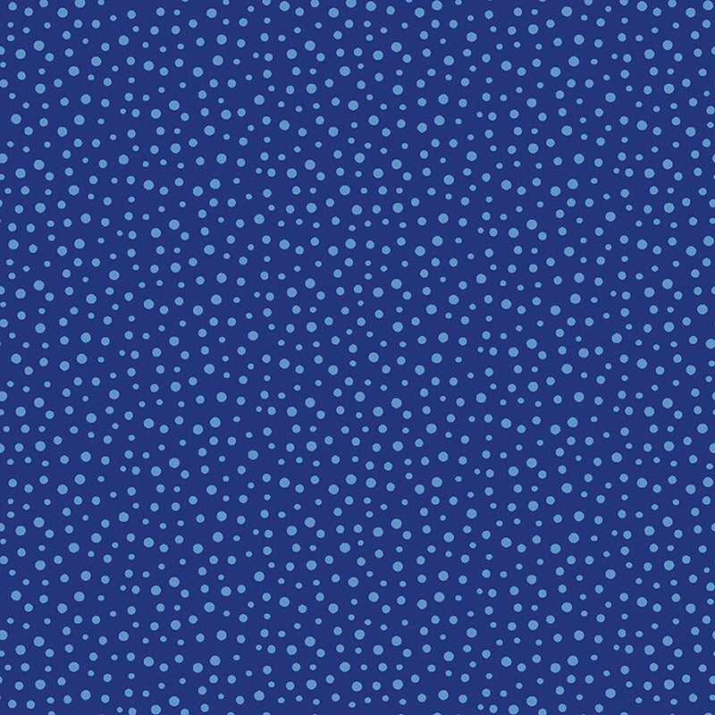 Irregular Dot Navy