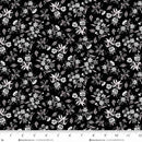 Scarlet's Treasure | Black Tiny Floral - Fabric Bash