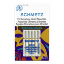Schmetz - Gold Embroidery Needles Size 75/11 - Fabric Bash
