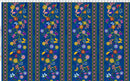 Sewposium Exclusive Gypsy - Quilting Fabric - Border Blue - Fabric Bash
