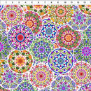 Sewposium Exclusive Gypsy - Quilting Fabric - Circles White - Fabric Bash