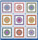 Sewposium Exclusive Gypsy - Quilting Fabric Panel - White - Fabric Bash