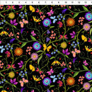 Sewposium Exclusive Gypsy - Quilting Fabric - Vine Black - Fabric Bash