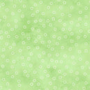 Sorbet Flannel Fabric Blender Petite Circles Green - Fabric Bash