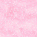 Sorbet Flannel Fabric Blender Petite Circles Pink - Fabric Bash