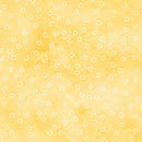 Sorbet Flannel Fabric Blender Petite Circles Yellow - Fabric Bash