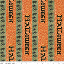 Spooky - Quilting Fabric - Halloween Stripe - Green - Fabric Bash