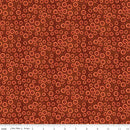 Spooky - Quilting Fabric - Polka Dots - Rusty Oak - Fabric Bash