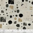 Spotted Graffiti - 108" Wideback White - Fabric Bash