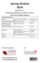 Spring Window Pattern - Fabric Bash