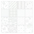 Star Spangled Whites - Quilting Fabric - 10x10s - Fabric Bash