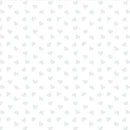 Star Spangled Whites - Quilting Fabric - Happy hearts White - Fabric Bash