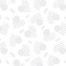 Star Spangled Whites - Quilting Fabric - Love USA White - Fabric Bash