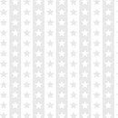 Star Spangled Whites - Quilting Fabric - Stars & Stripes White - Fabric Bash