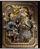 Steampunk Menagerie - Large Panel - 35" x 42" - Fabric Bash