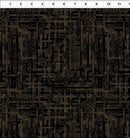 Steampunk Menagerie - Pipes - Brown - Fabric Bash