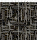 Steampunk Menagerie - Pipes - Gray - Fabric Bash