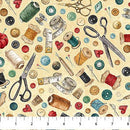 Stitchin' Stonehenge - Sewing Notions - Beige - Fabric Bash