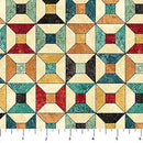 Stitchin' Stonehenge - Shapes - Multi Beige - Fabric Bash