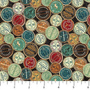 Stitchin' Stonehenge - Thread Spool Tops - Black - Fabric Bash