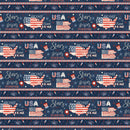 Stripes and Stars-Quilting Cotton Fabric- Repeating Stripe-Multi - Fabric Bash