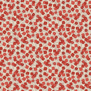 Stripes and Stars-Quilting Cotton Fabric- Small Floral-Red - Fabric Bash