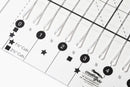 Stripology© Squared Ruler CGRGE2 - Fabric Bash