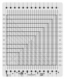 Stripology© Squared Ruler CGRGE2 - Fabric Bash