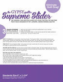 Supreme Slider 8in x 11-3/4in Free Motion Slider with Pink Tacky Back - Fabric Bash